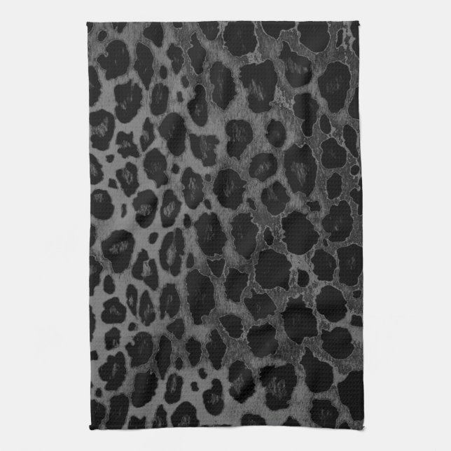 Linge De Cuisine Cheetah Spot Poster de animal Wild Cuisine Serviet (Vertical)