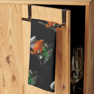Linge De Cuisine Chef citrouille Halloween - Design Cauldron Éffray