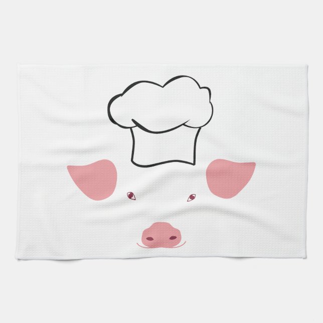 Linge De Cuisine Chef de porc (Horizontal)
