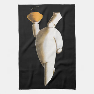 Linge De Cuisine Chef de restaurant Art Déco, Entreprise vintage