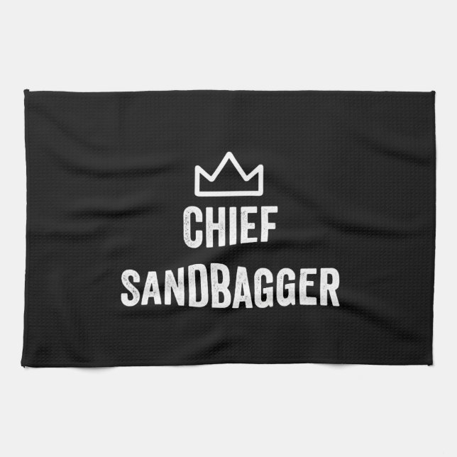 Linge De Cuisine Chef Sandbagger Golf mème Bjj Chess Sandbag (Horizontal)