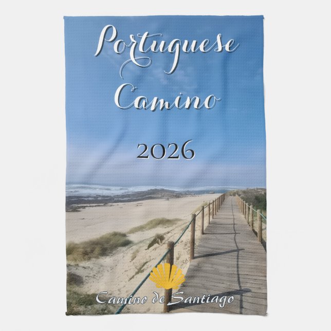 Linge De Cuisine Chemin portugais Camino 2026  (Vertical)