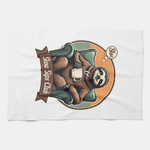 Linge De Cuisine Chemise de café de paresse vintage humour calme ma