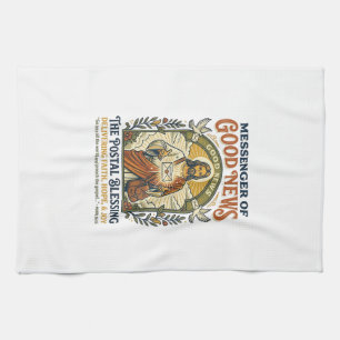 Linge De Cuisine Chemise de livraison de facteur Jésus Foi basée su