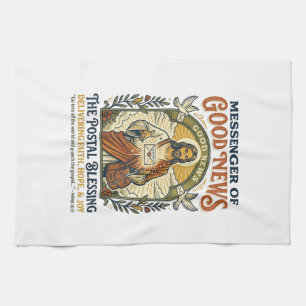 Linge De Cuisine Chemise de livraison de facteur Jésus Foi basée su