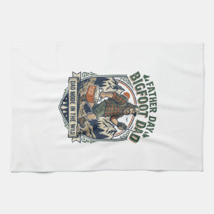 Linge De Cuisine Chemise de Papa Bigfoot Fête des Pères Homme de Fa