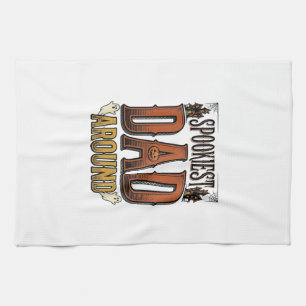 Linge De Cuisine Chemise de papa Halloween Père effrayant Gravure v