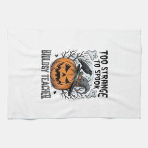 Linge De Cuisine Chemise de professeur de biologie Halloween Citrou