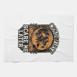 Linge De Cuisine Chemise de sorcière d'Halloween Bonbons Épouvantab