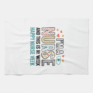 Linge De Cuisine Chemise de typographie d'appréciation de la semain