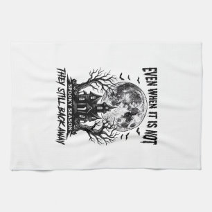 Linge De Cuisine Chemise drôle d'Halloween Saison Squelette Fuir Co