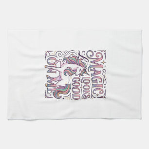 Linge De Cuisine Chemise graphique tendance Licorne Magique me va b