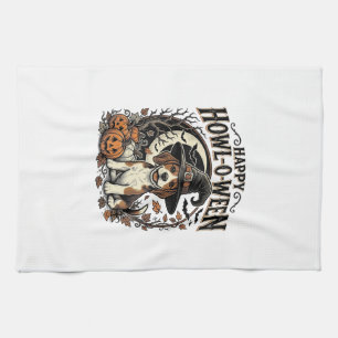 Linge De Cuisine Chemise Halloween Chapeau De Sorcière Beagle Joyeu