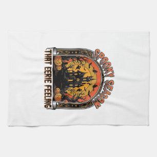 Linge De Cuisine Chemise Halloween Vintage Sentiment Saison Sinière