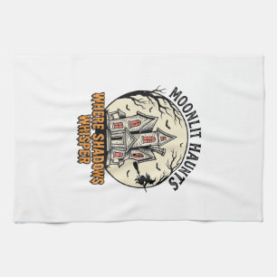 Linge De Cuisine Chemise Haunted Moon Gravure Vintage Maison Effray