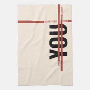 Linge De Cuisine Chemise « Maîtrise ton histoire » – Citation motiv
