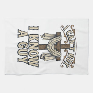 Linge De Cuisine Chemise Vintage Christian Cross Je Connais un Mec