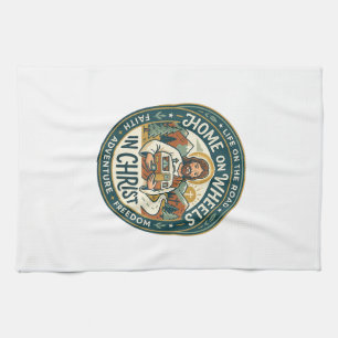 Linge De Cuisine Chemise Vintage Jésus RV Camper Life Graphique Chr