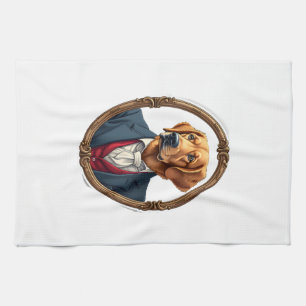 Linge De Cuisine Chemise Vintage Retriever Golden Pride Américaine 