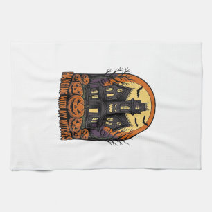 Linge De Cuisine Chemises de maison hantée Halloween amis sorcières