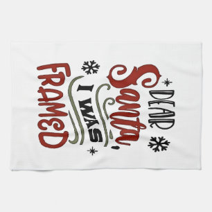 Linge De Cuisine Cher Père Noël, j'ai été piégé Noël