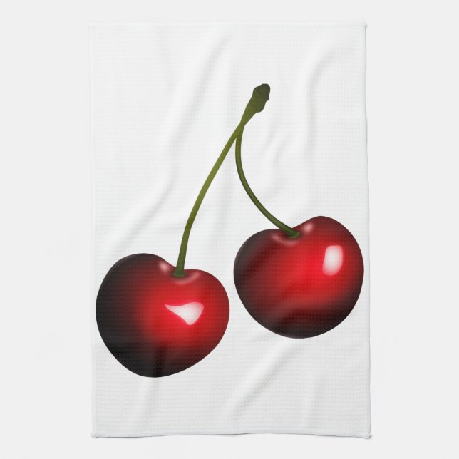 Linge De Cuisine Cherry Kitchen Towel (Vertical)
