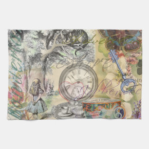 Linge De Cuisine Cheshire Chat Alice Wonderland Classic