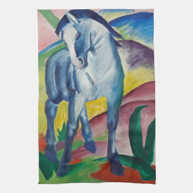Linge De Cuisine Cheval bleu de Franz Marc, Art Vintage (Vertical)