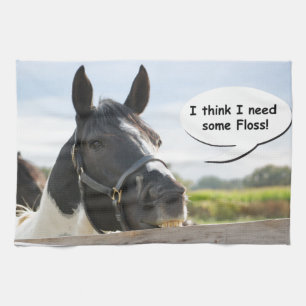 Linge De Cuisine Cheval et Floss