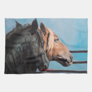 Linge De Cuisine Chevaux/Cabalos/Horses