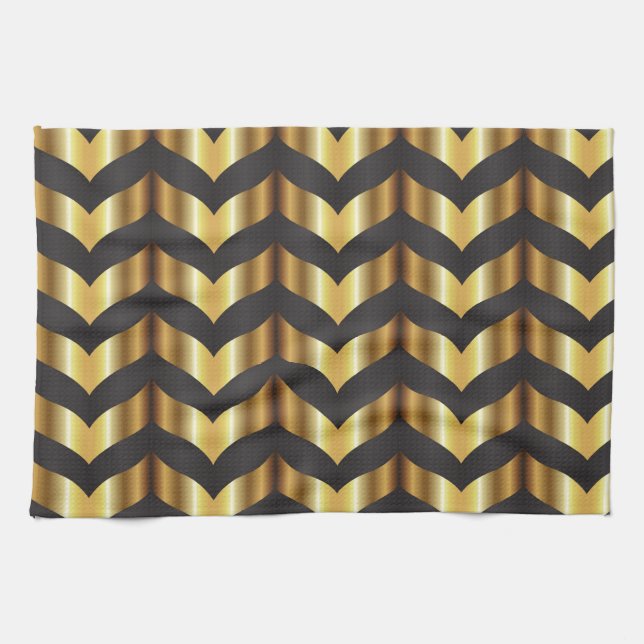 Linge De Cuisine chevron (Horizontal)