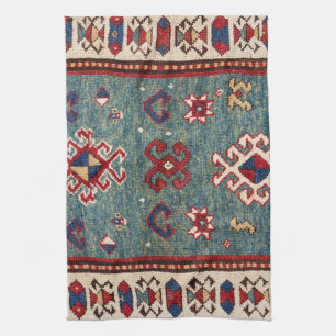 Linge De Cuisine Chevron Stars :: Acier coloré du 19ème siècle Bleu