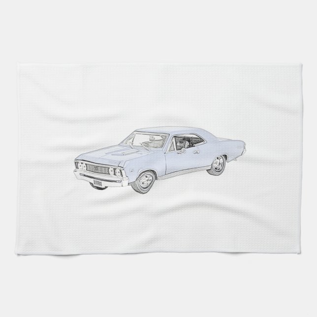 Linge De Cuisine Chevy 1967 Chevelle (Horizontal)