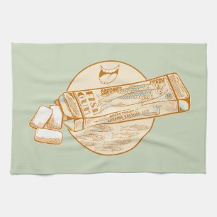 Linge De Cuisine Chewing-gum parfumé à la sardine drôle poisson