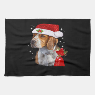 Linge De Cuisine Chien beagle Noël T Chemise Chien Famille Noël