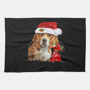 Linge De Cuisine Chien beagle Noël T Chemise Noël Chien Essenti