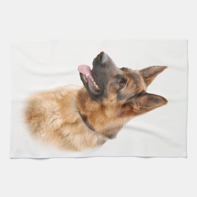 Linge De Cuisine Chien berger allemand (Horizontal)