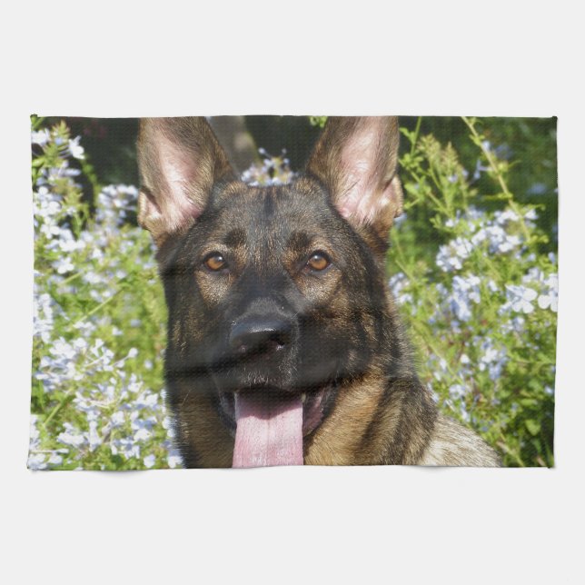 Linge De Cuisine Chien de berger allemand (Horizontal)