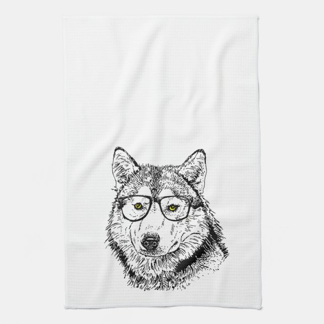 Linge De Cuisine Chien de hippie (Vertical)