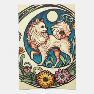 Linge De Cuisine Chien de Poméranie