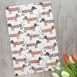Linge De Cuisine Chien de saucisse Dachshund<br><div class="desc">Mignonne petite saucisse Dachshund ou des chiens édulcorés en laine. Parfait pour les amoureux de les chiens et les promeneurs de chiens.</div>