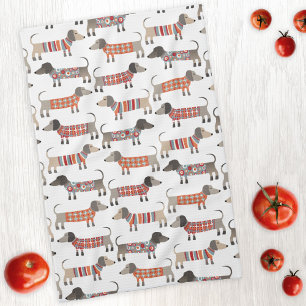 Linge De Cuisine Chien de saucisse Dachshund