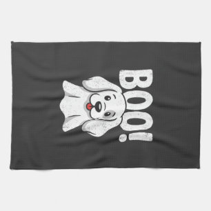 Linge De Cuisine Chien d'Halloween Boo Conception de chiot mignon f