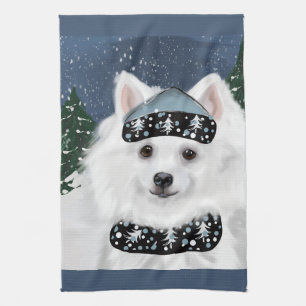 Linge De Cuisine Chien Esquimau Américain