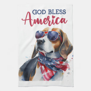 Linge De Cuisine Chien Patriotique-Beagle