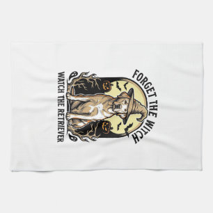 Linge De Cuisine Chien sorcière Labrador Halloween Vintage Retrieve