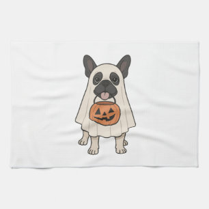 Linge De Cuisine Chien-taureau français Fantôme de Chien d'Hallowee