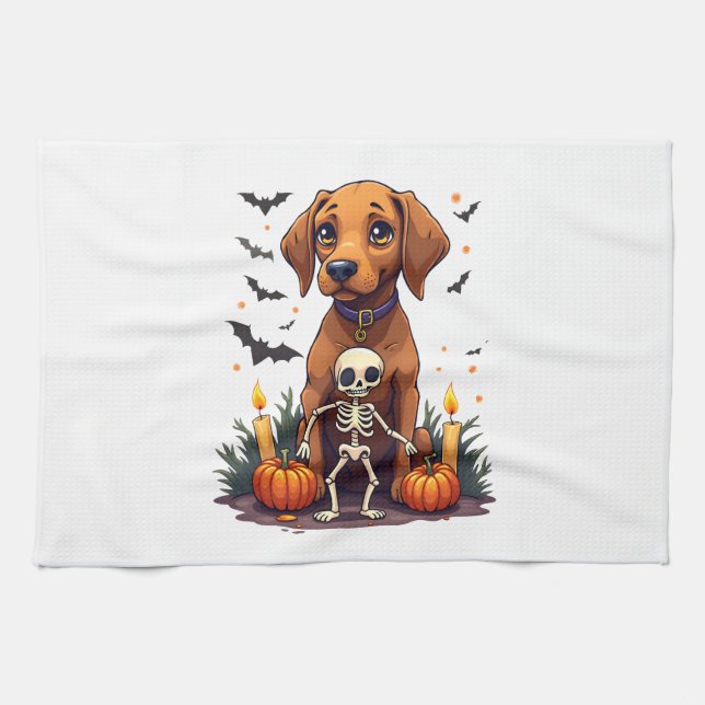 Linge De Cuisine Chien Voodoo Vizsla (Horizontal)