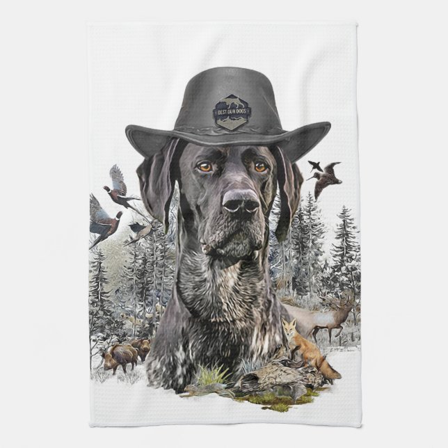 Linge De Cuisine Chiens de chasse (BSP) (Vertical)