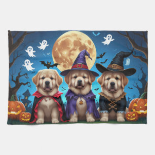 Linge De Cuisine Chiens de Terre-Neuve Citrouille Halloween Funny